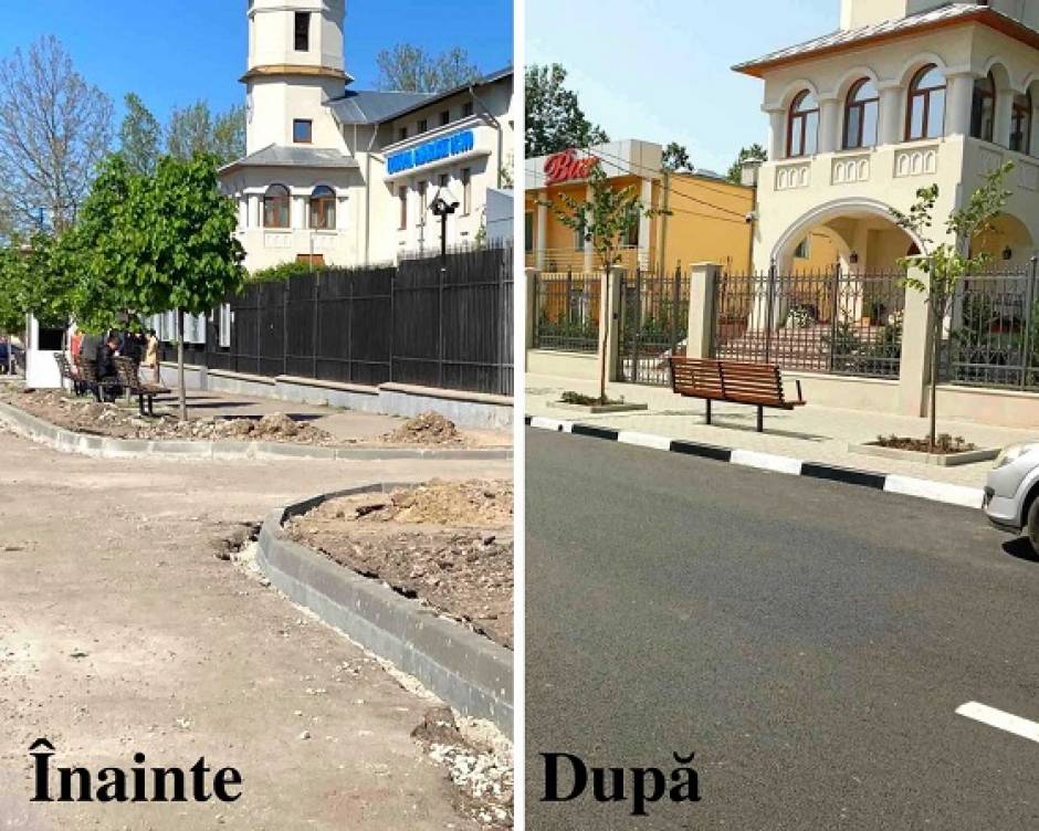A fost reparat încă un sector de drum din str. B.P.Hasdeu, de la str. Prospectul Republicii la str. Libertății.