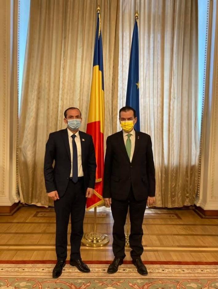 Astăzi, 28 aprilie, la București, în Parlamentul României, Primarul municipiului Cahul, Dl Nicolae Dandiș, avut o întrevedere cu Președintele Camerei Deputaților, Dl Ludovic Orban.