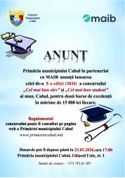 Ediția a X-a a Concursului „Cel mai bun elev” și „Cel mai bun student” 2026 – lansarea înscrierilor