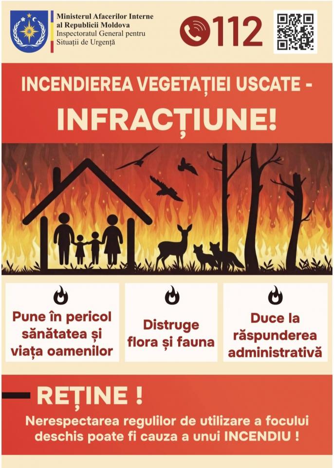 Stop incendiilor de vegetație! Ignoranța poate costa vieți