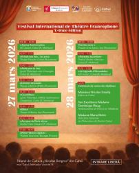 Festivalul Internațional de Teatru Francofon revine la Cahul: Programul ediției a V-a