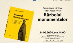 Eveniment de prezentare a cărții ”Războiul monumentelor” de Iulian Rusanovschi.