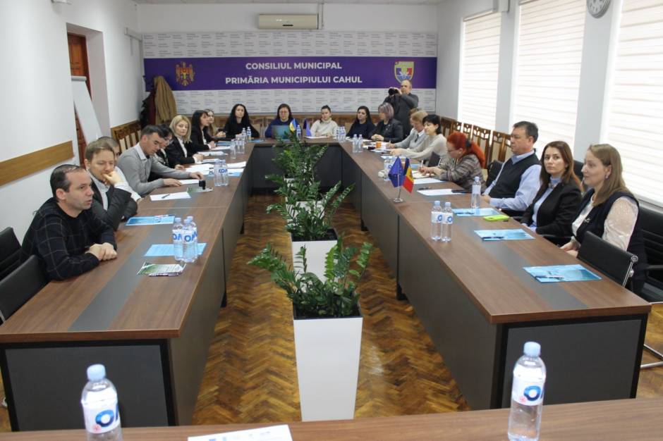 Conferință de finalizare a proiectului „Îmbunătățirea managementului deșeurilor din municipiul Cahul” 