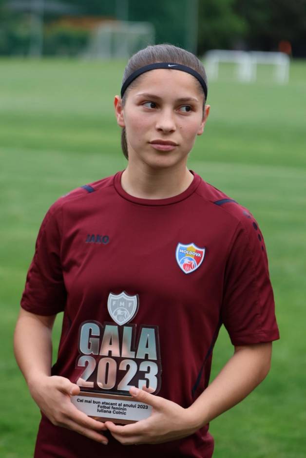 Fotbal feminin: Iuliana Colnic, cea mai bună atacantă a anului 2023