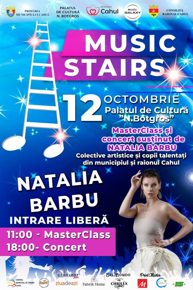 Masterclass și Concert cu Natalia Barbu la Cahul