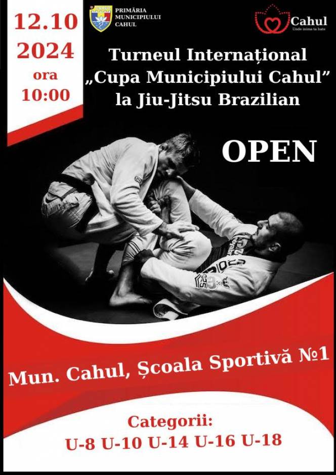 Turneul Internațional „Cupa Municipiului Cahul” la Jiu-Jitsu Brazilian