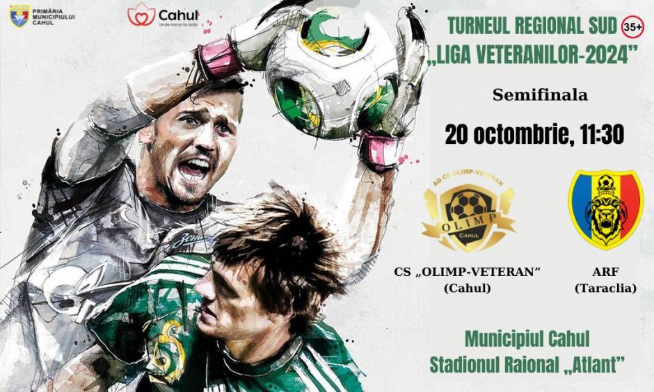 Semifinala Turneului Regional Sud „Liga Veteranilor-2024” - CS „Olimp-Veteran” vs ARF (Taraclia)