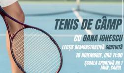 Lecție gratuită de tenis cu antrenoarea Oana Ionescu la Școala Sportivă Nr. 1, Cahul! 