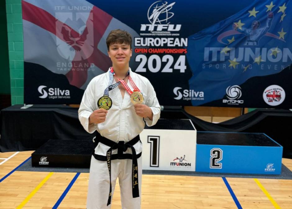 Emanuel Dunas din Cahul, Campion European la Taekwon-do: Mândrie Națională și Performanță Remarcabilă