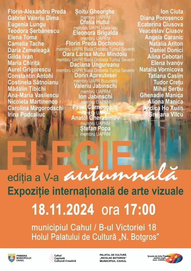 „Elegie Autumnală” – Expoziție Internațională de Arte Vizuale, Ediția a V-a