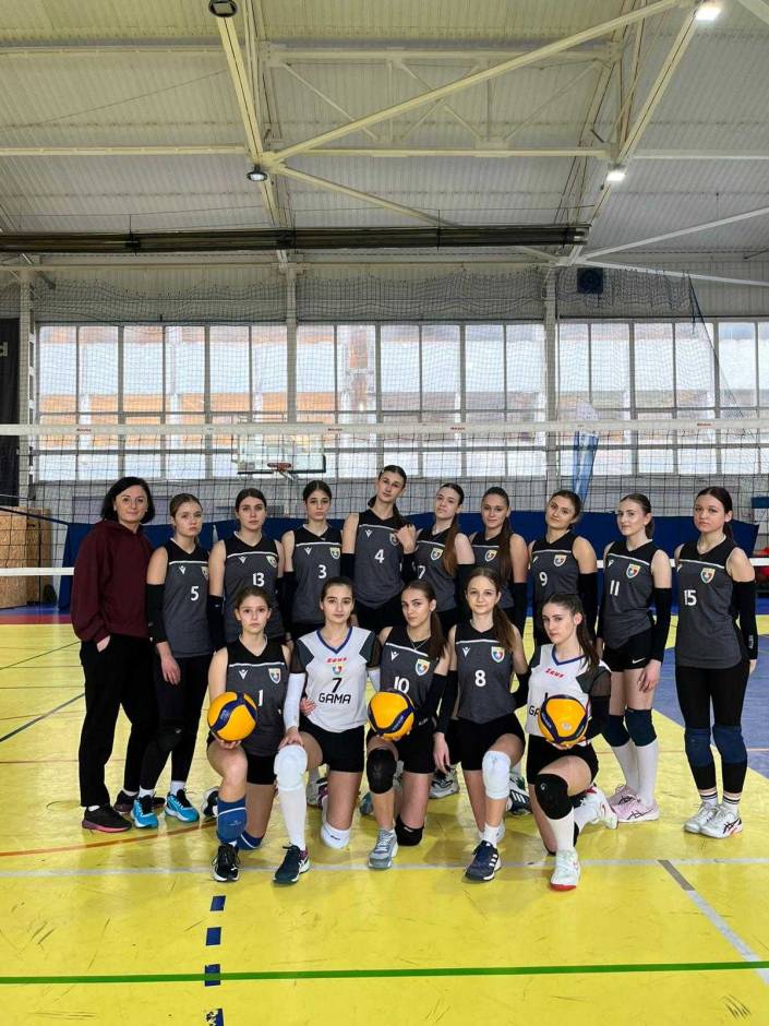 Victorie categorică pentru echipa Școlii Sportive Nr. 1 din Cahul în debutul Ligii A la volei feminin!