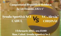 Meci de volei feminin: Cahul vs Chișinău - Liga A, Campionatul Republicii Moldova! (Actualizare oră)