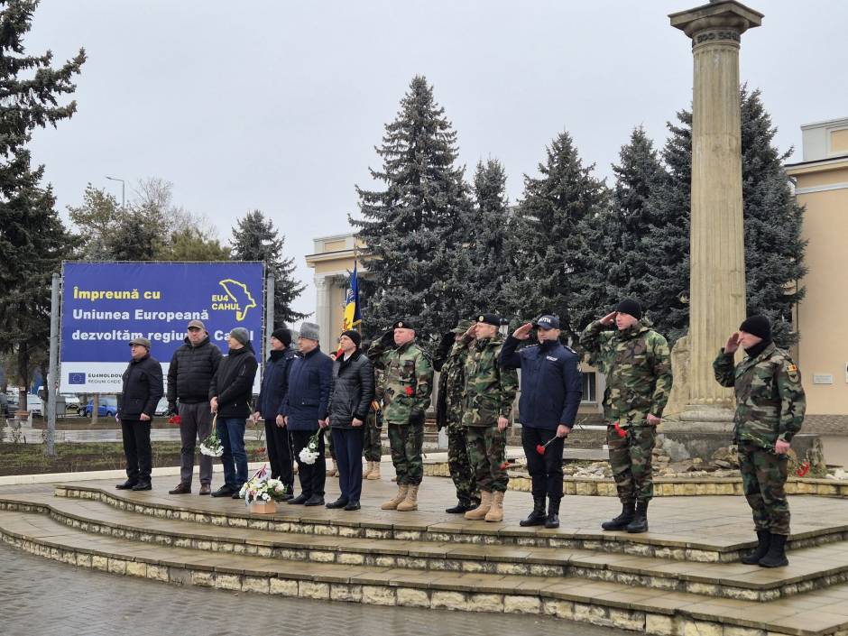Cahul a comemorat eroii luptei pentru independența Republicii Moldova