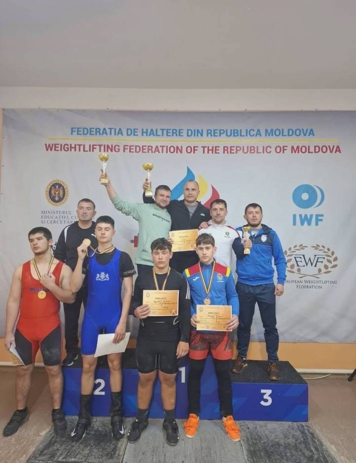 Performanță de excepție pentru tinerii halterofili din Cahul la Campionatul Republicii Moldova!
