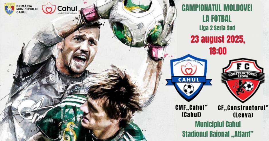 Campionatul Moldovei la Fotbal – CMF Cahul vs CF Constructorul Leova