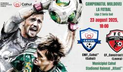 Campionatul Moldovei la Fotbal – CMF Cahul vs CF Constructorul Leova