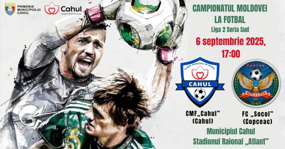 Campionatul Moldovei la Fotbal – Liga 2, Seria Sud: CMF Cahul vs FC Socol