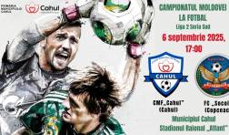 Campionatul Moldovei la Fotbal – Liga 2, Seria Sud: CMF Cahul vs FC Socol