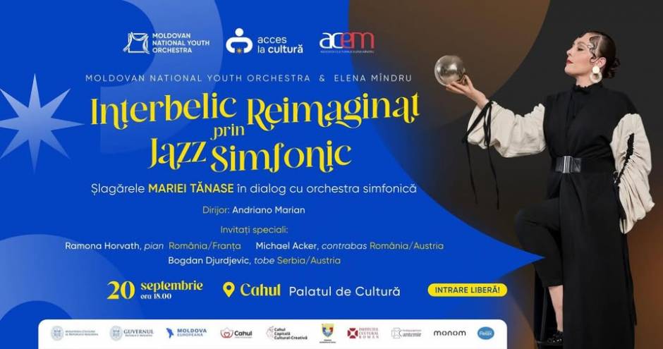 Intrare liberă la concertul-omagiu Maria Tănase, Palatul de Cultură Cahul