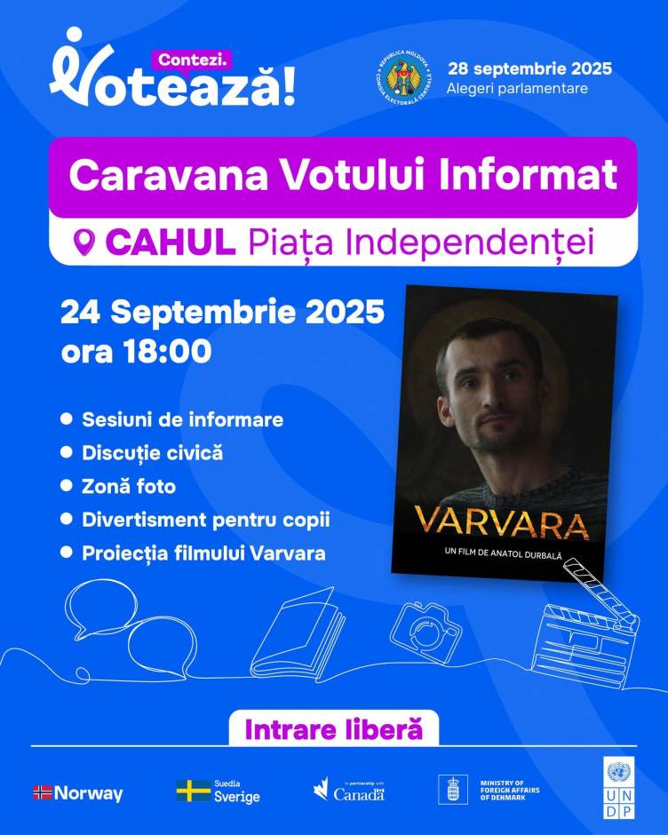 Caravana Votului Informat: Film, discuții și implicare civică