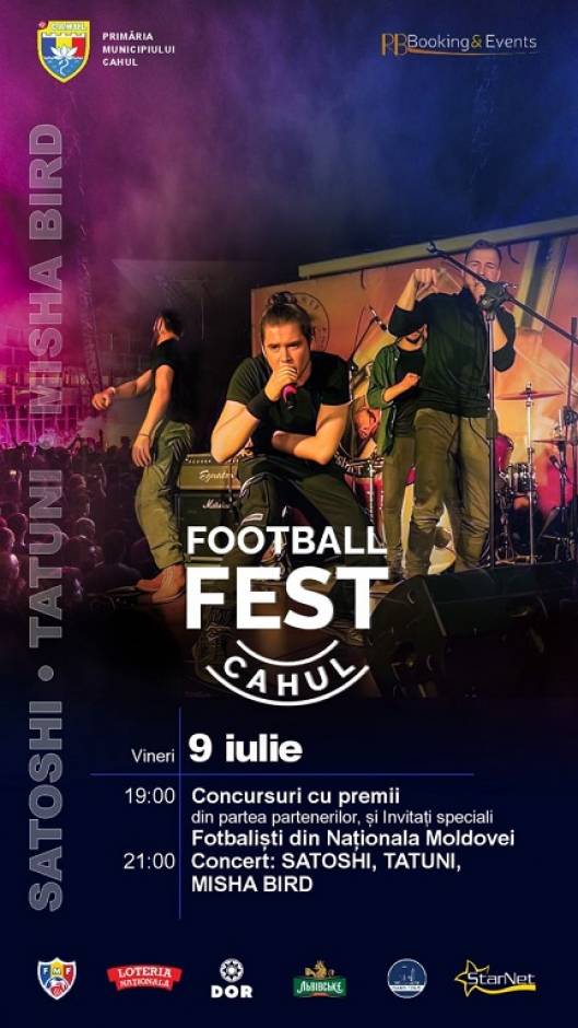 Fotbal Fest. Program pentru 9 iunie