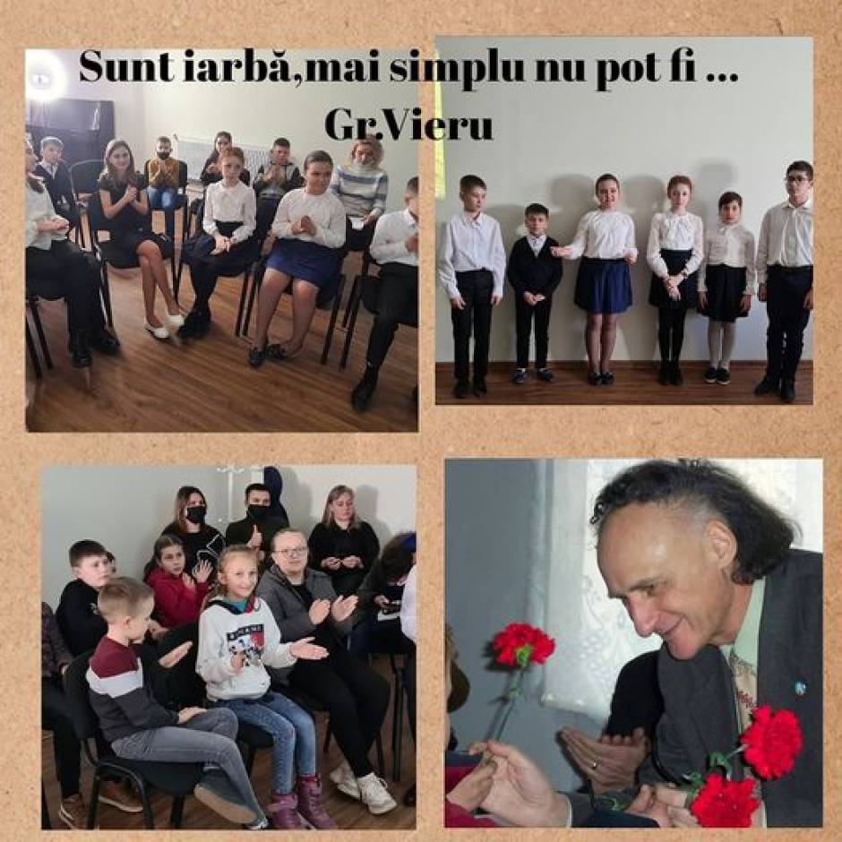 Elevii Școlii de Muzică își descoperă pasiunea pentru Grigore Vieru într-o activitate captivantă