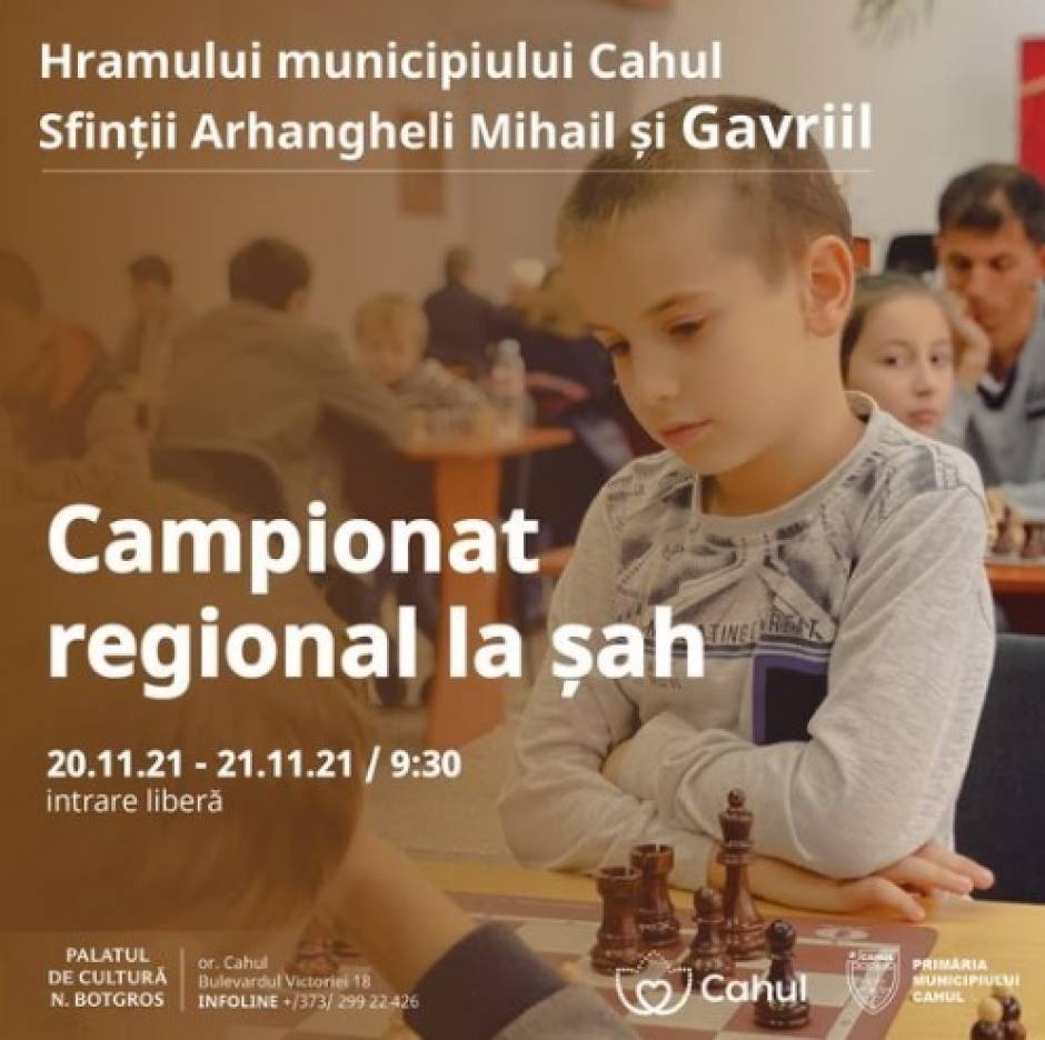 Campionat regional la șah.