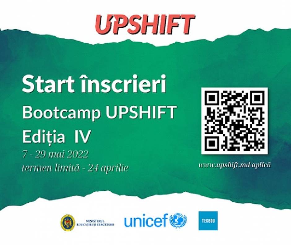 UPSHIFT Moldova dă start aplicărilor pentru ediția din acest an!